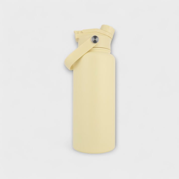 Alpha Bottle 1000mL Insulated Water Bottle | Sip & Chug Lid | Sand