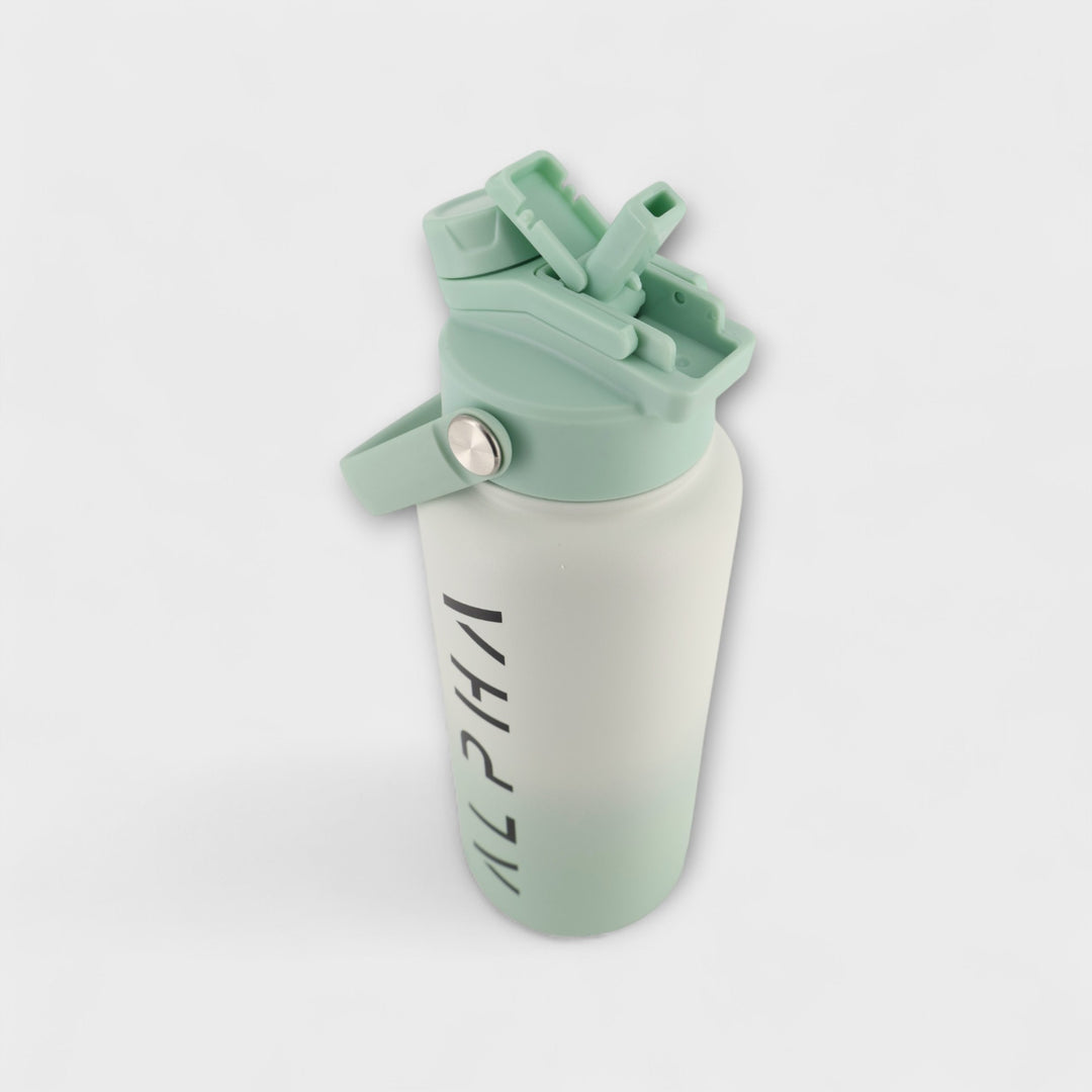 Alpha Bottle 1000mL Insulated Water Bottle | Sip & Chug Lid | Ice Mint