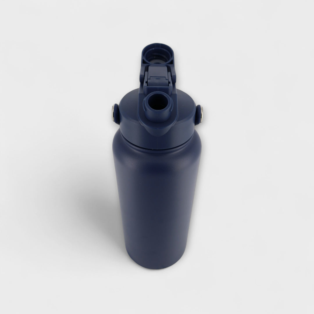 Alpha Bottle 1000mL Insulated Water Bottle | Sip & Chug Lid | Navy