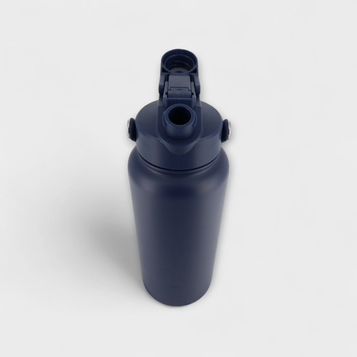 Alpha Bottle 1000mL Insulated Water Bottle | Sip & Chug Lid | Navy