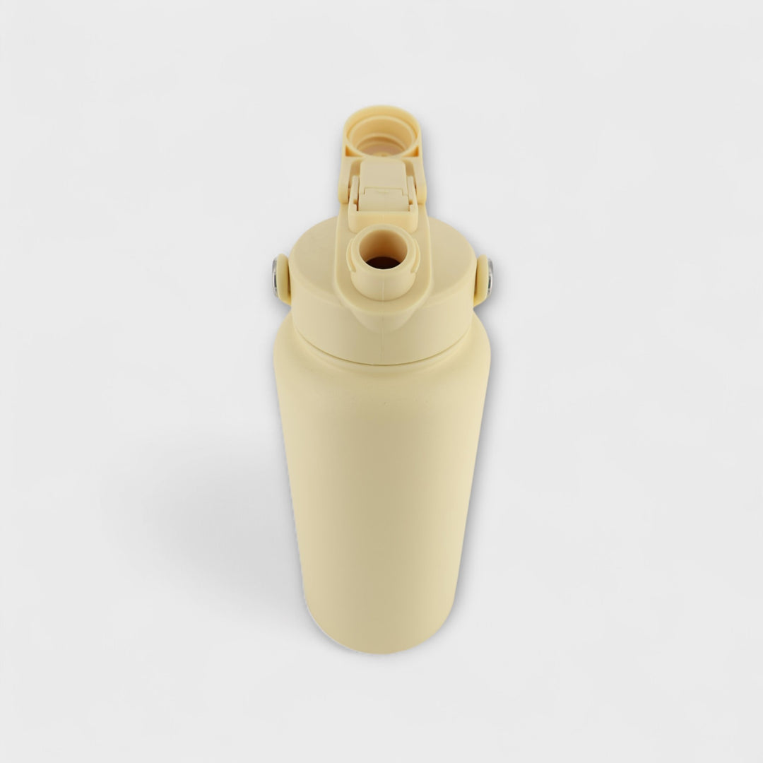 Alpha Bottle 1000mL Insulated Water Bottle | Sip & Chug Lid | Sand