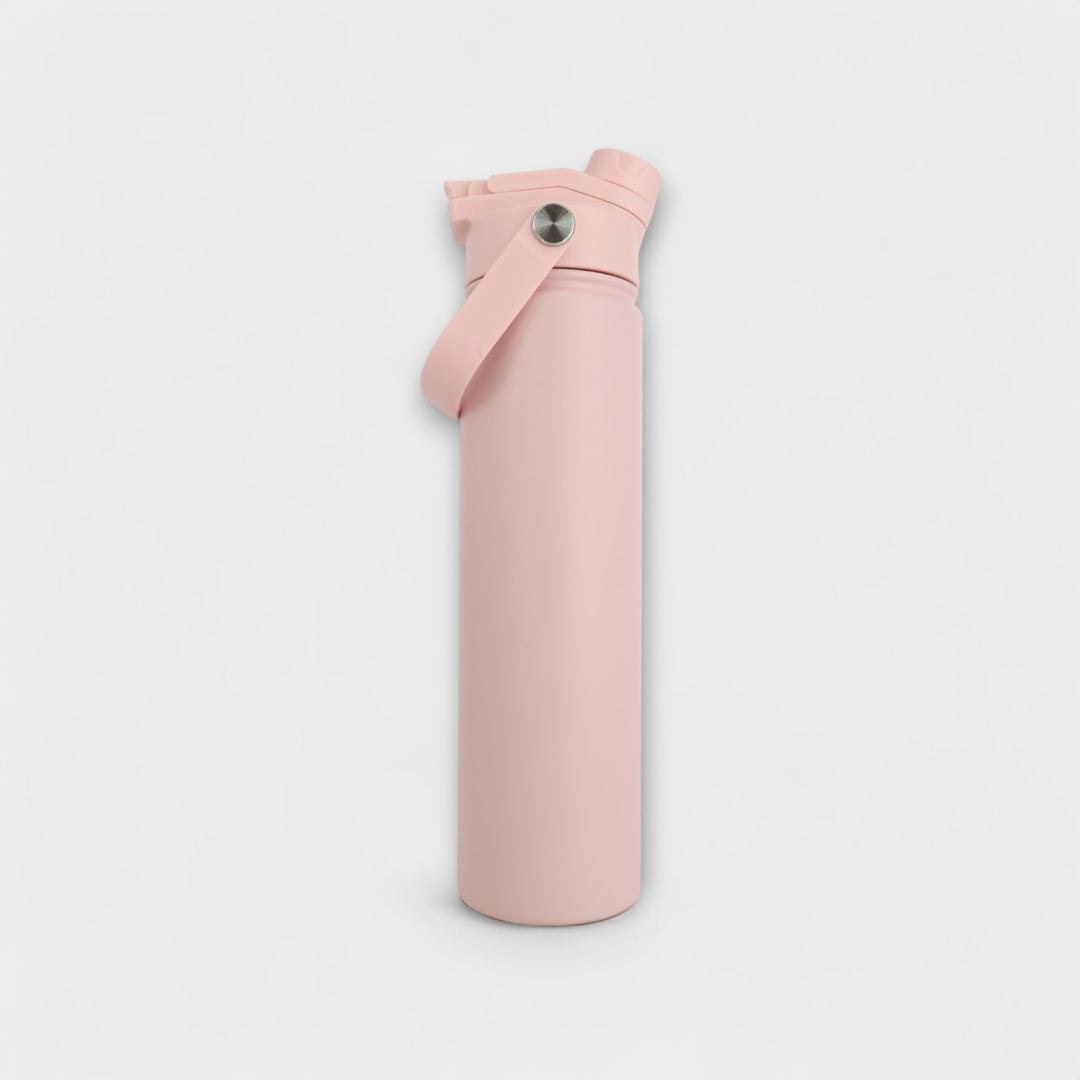 Alpha Bottle 750mL Insulated Water Bottle | Sip & Chug Lid | Dusty Pink