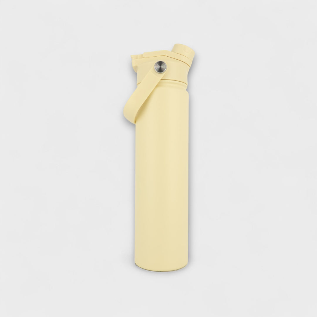 Alpha Bottle 750mL Insulated Water Bottle | Sip & Chug Lid | Sand