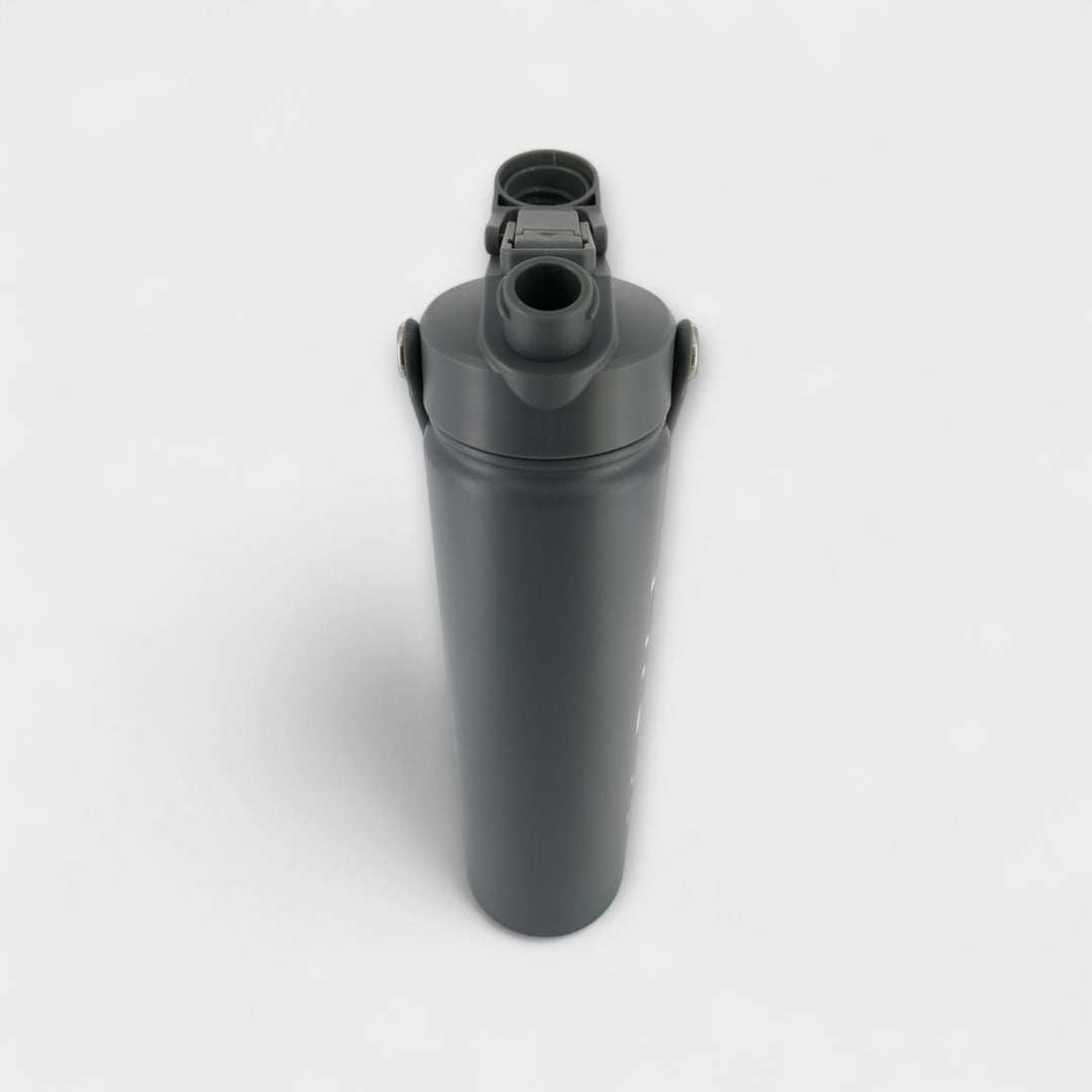 Alpha Bottle 750mL Insulated Water Bottle | Sip & Chug Lid | Charcoal