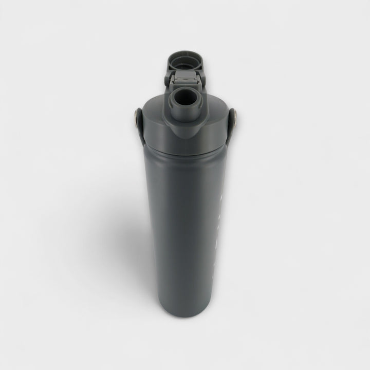 Alpha Bottle 750mL Insulated Water Bottle | Sip & Chug Lid | Charcoal