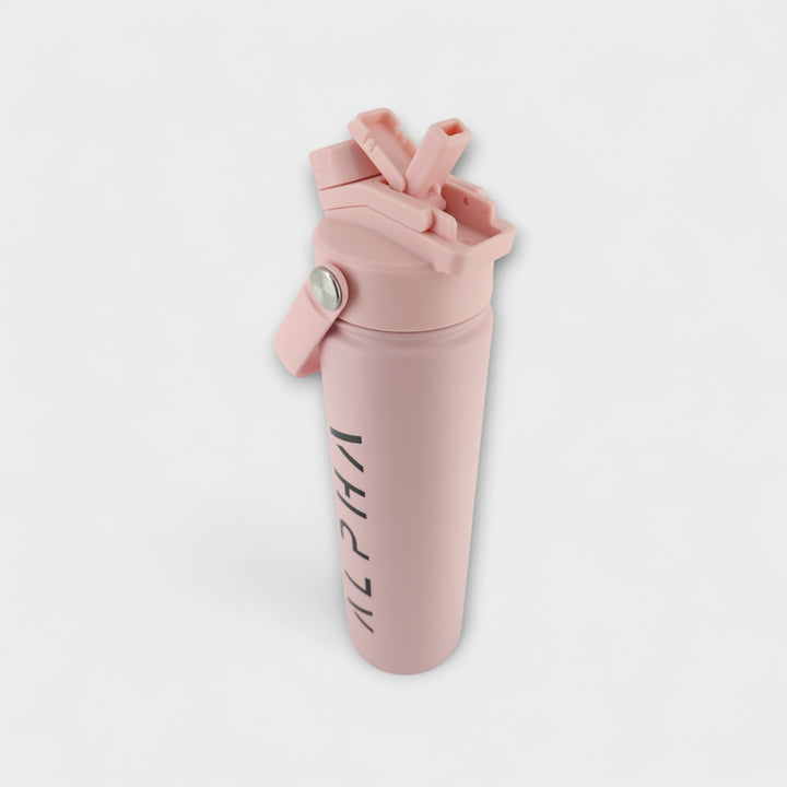 Alpha Bottle 750mL Insulated Water Bottle | Sip & Chug Lid | Dusty Pink