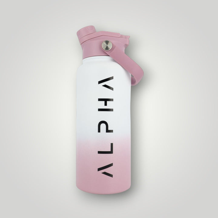 Alpha Bottle 1000mL Insulated Water Bottle | Sip & Chug Lid | Ice Plum