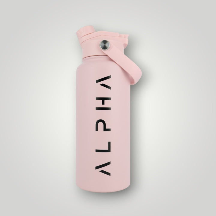 Alpha Bottle 1000mL Insulated Water Bottle | Sip & Chug Lid | Dusty Pink