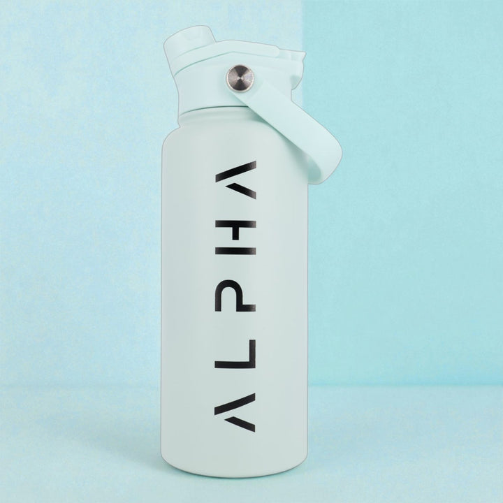 Alpha Bottle 1000mL Insulated Water Bottle | Sip & Chug Lid | Mint