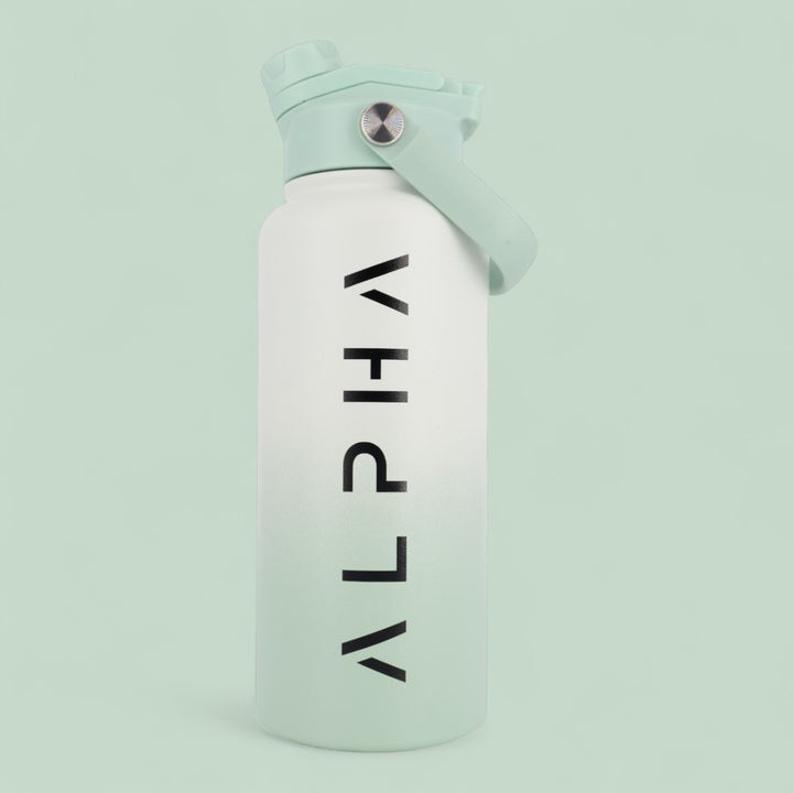 Alpha Bottle 1000mL Insulated Water Bottle | Sip & Chug Lid | Ice Mint