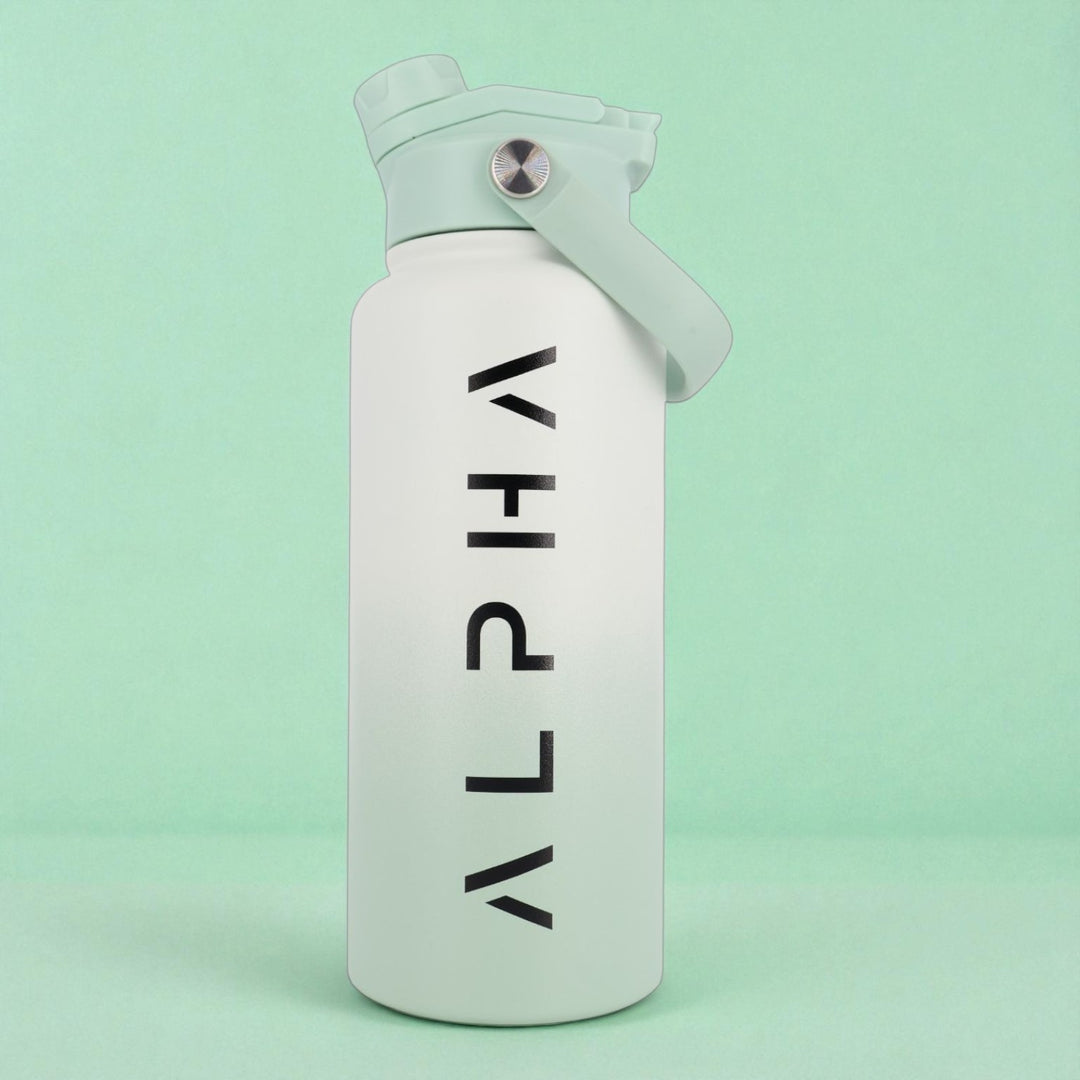Alpha Bottle 1000mL Insulated Water Bottle | Sip & Chug Lid | Ice Mint