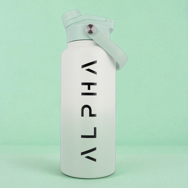 Alpha Bottle 1000mL Insulated Water Bottle | Sip & Chug Lid | Ice Mint