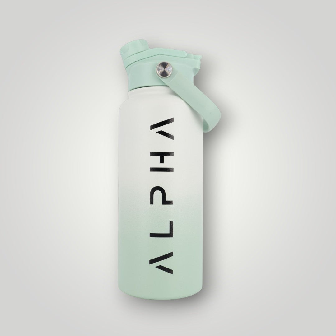 Alpha Bottle 1000mL Insulated Water Bottle | Sip & Chug Lid | Ice Mint