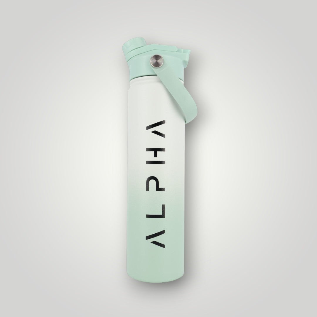 Alpha Bottle 750mL Insulated Water Bottle | Sip & Chug Lid | Ice Mint
