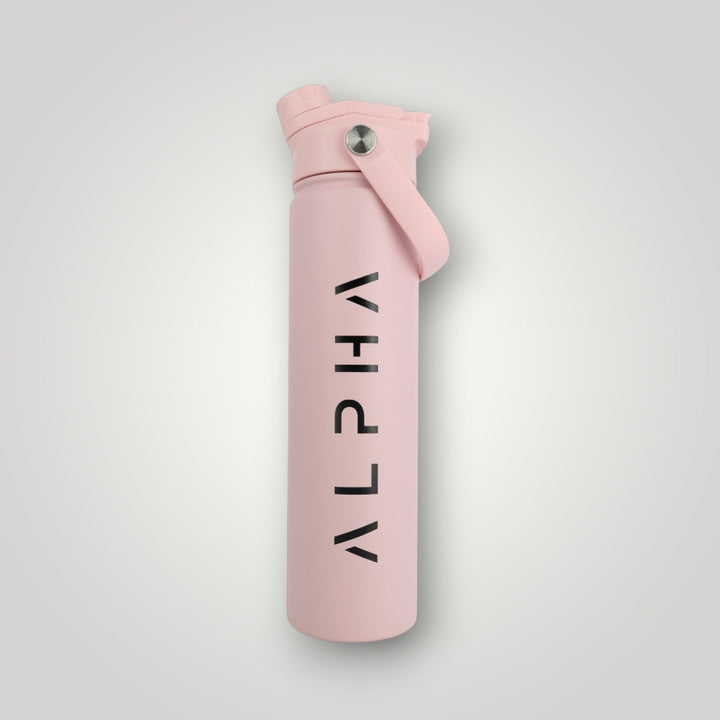 Alpha Bottle 750mL Insulated Water Bottle | Sip & Chug Lid | Dusty Pink