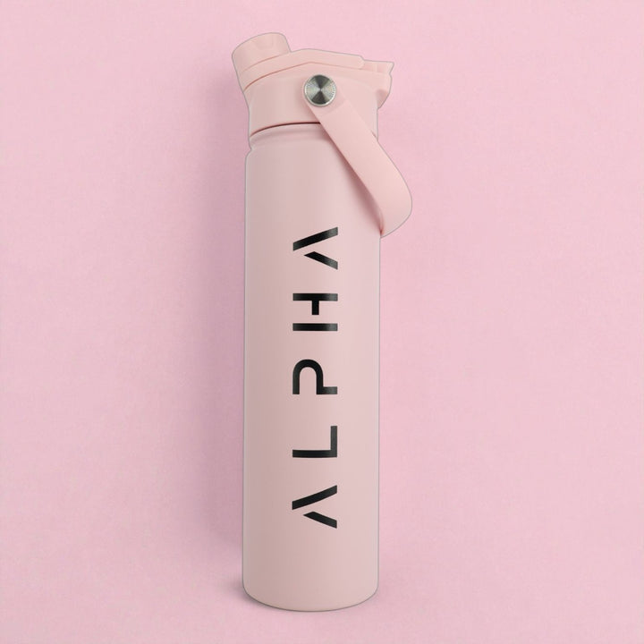 Alpha Bottle 750mL Insulated Water Bottle | Sip & Chug Lid | Dusty Pink
