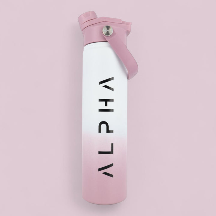 Alpha Bottle 750mL Insulated Water Bottle | Sip & Chug Lid | Ice Plum