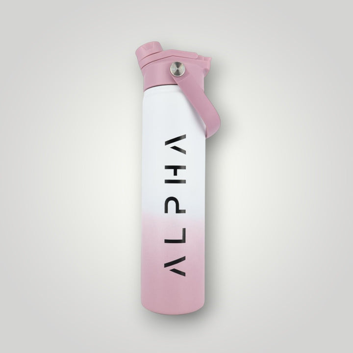 Alpha Bottle 750mL Insulated Water Bottle | Sip & Chug Lid | Ice Plum