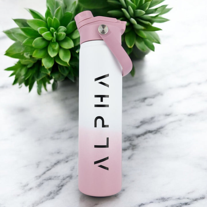 Alpha Bottle 750mL Insulated Water Bottle | Sip & Chug Lid | Ice Plum