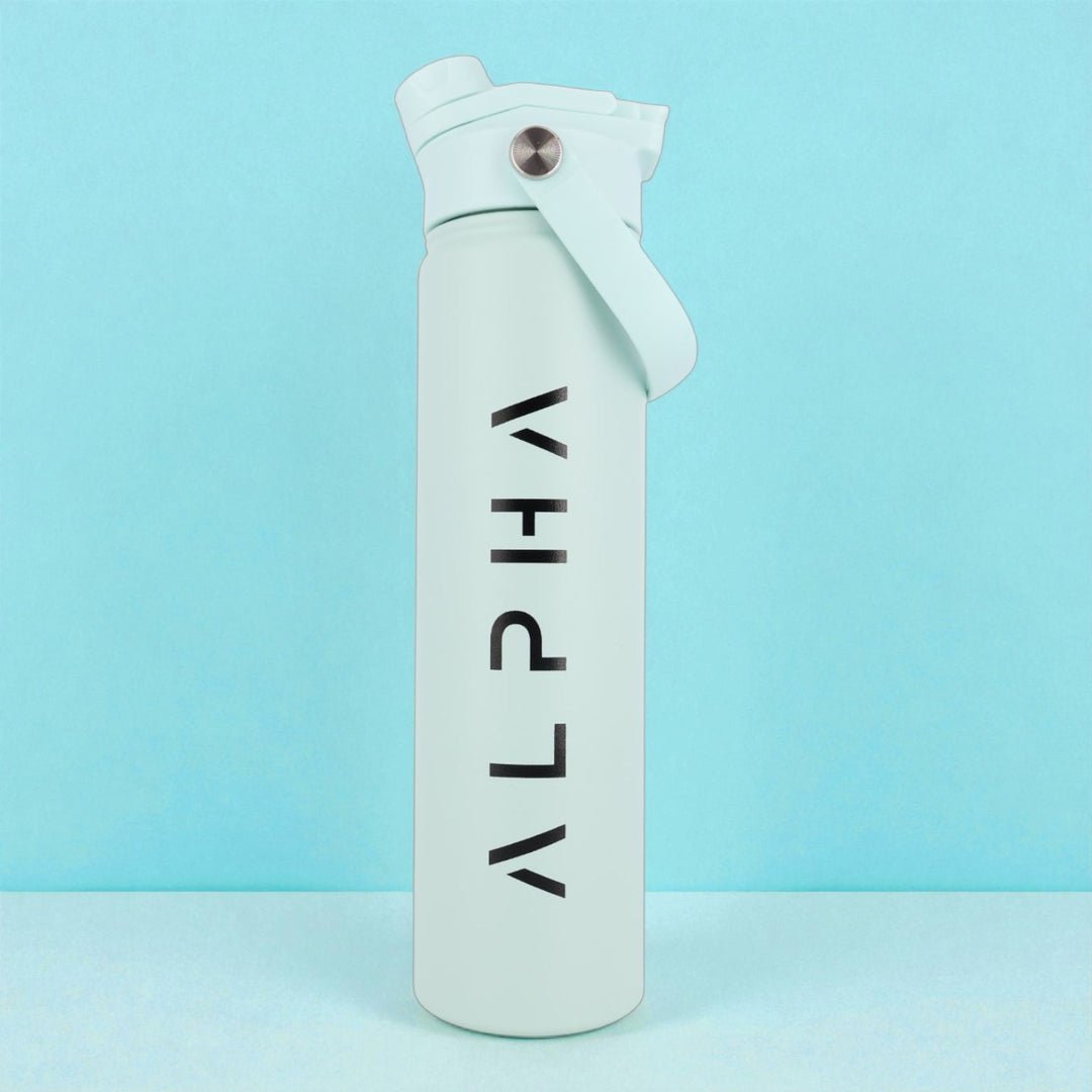 Alpha Bottle 750mL Insulated Water Bottle | Sip & Chug Lid | Mint