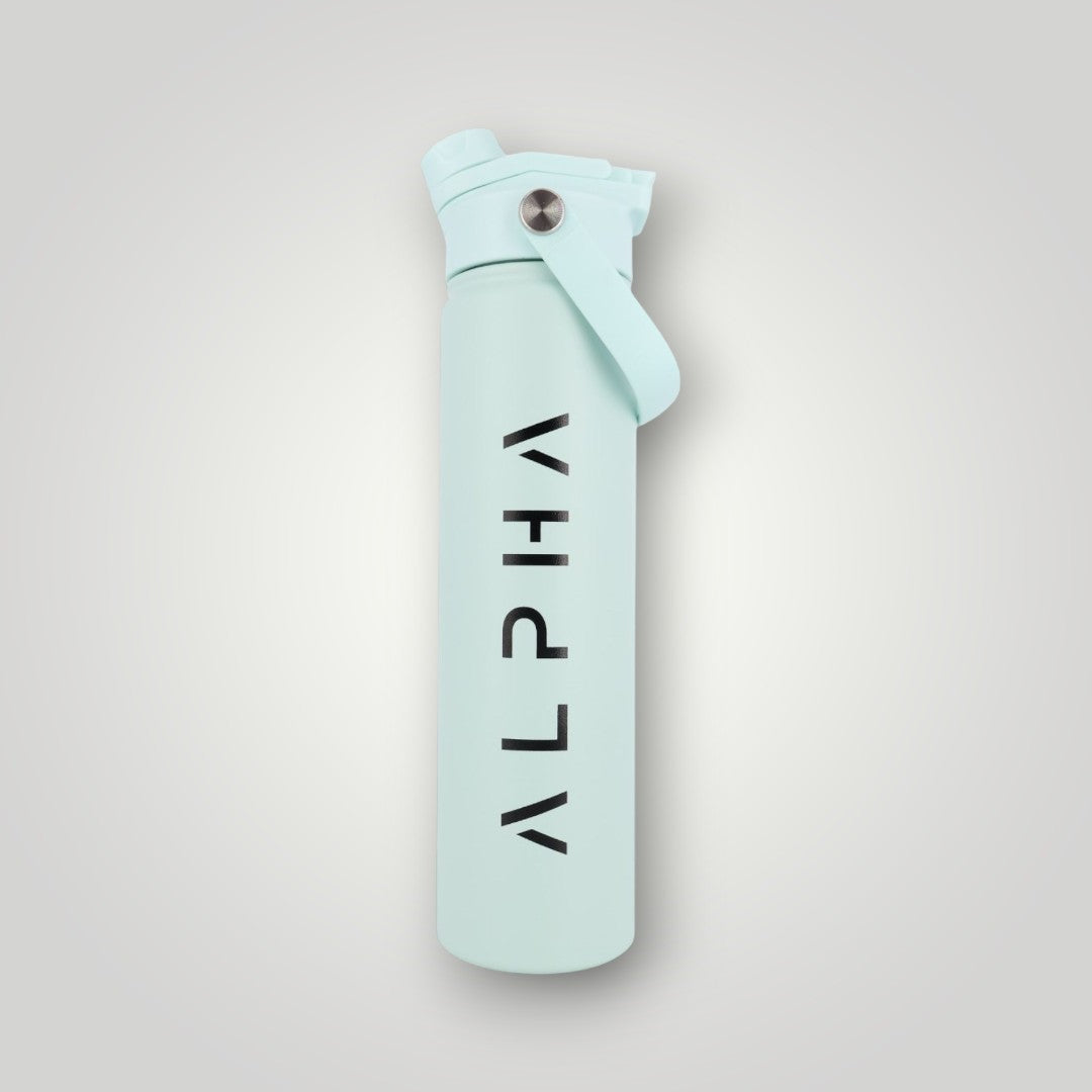 Alpha Bottle 750mL Insulated Water Bottle | Sip & Chug Lid | Mint