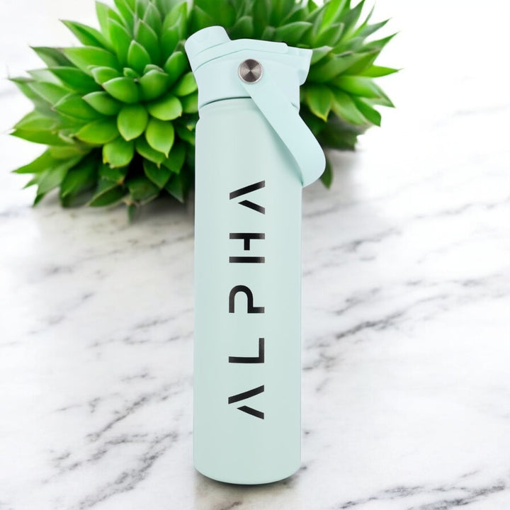 Alpha Bottle 750mL Insulated Water Bottle | Sip & Chug Lid | Mint