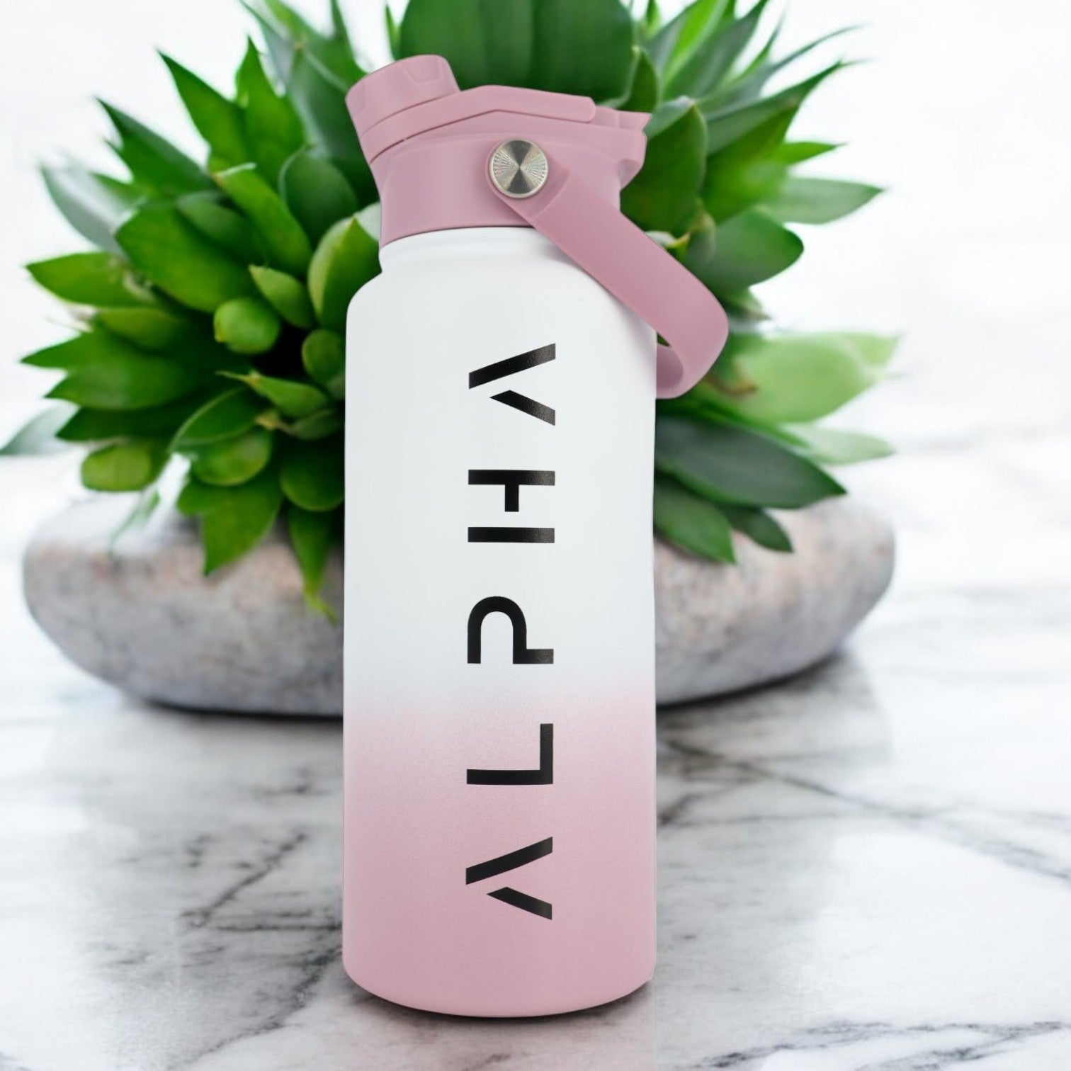 Alpha Bottle 1000mL Insulated Water Bottle | Sip & Chug Lid | Ice Plum - Alpha Bottle