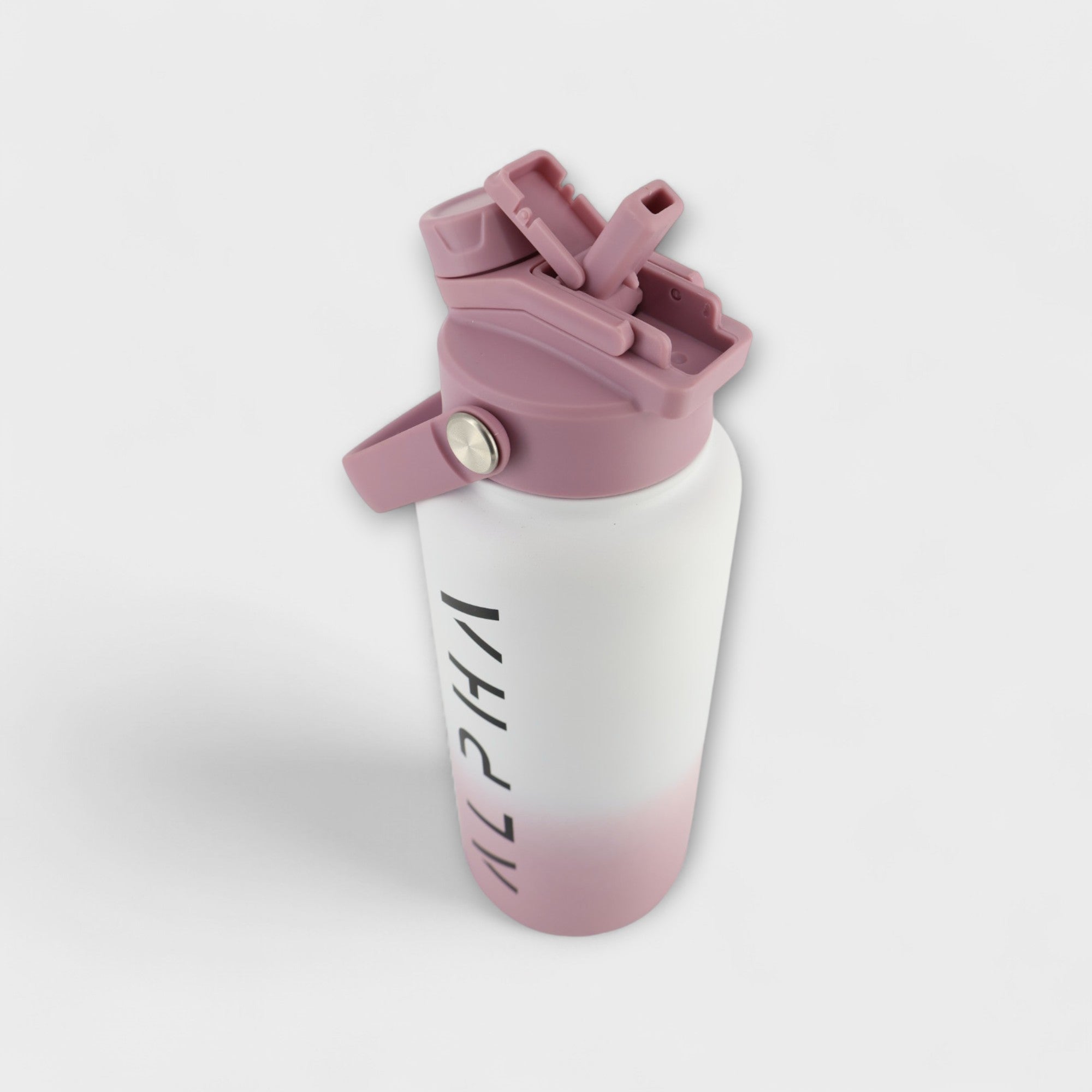 Alpha Bottle 1000mL Insulated Water Bottle | Sip & Chug Lid | Ice Plum - Alpha Bottle