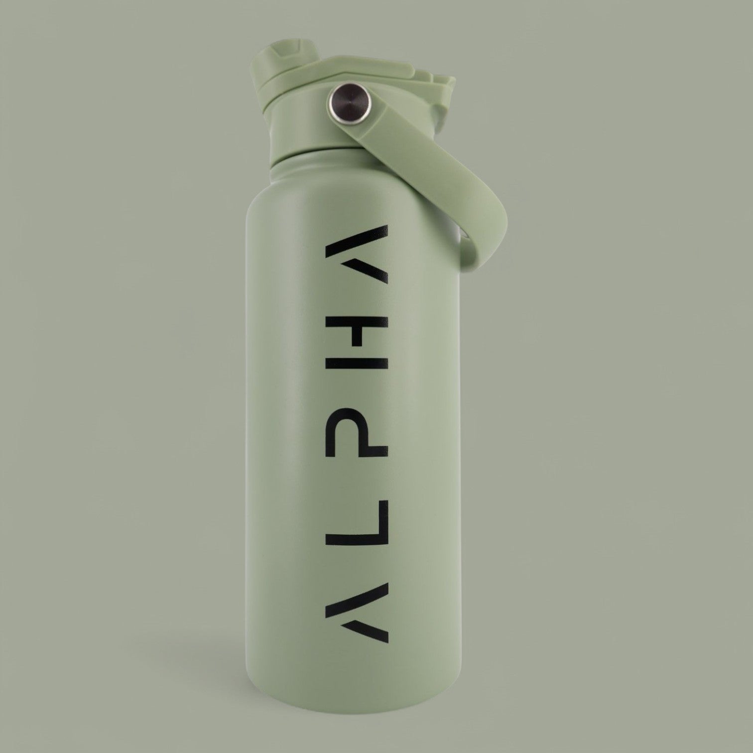 Alpha Bottle 1000mL Insulated Water Bottle | Sip & Chug Lid | Olive - Alpha Bottle