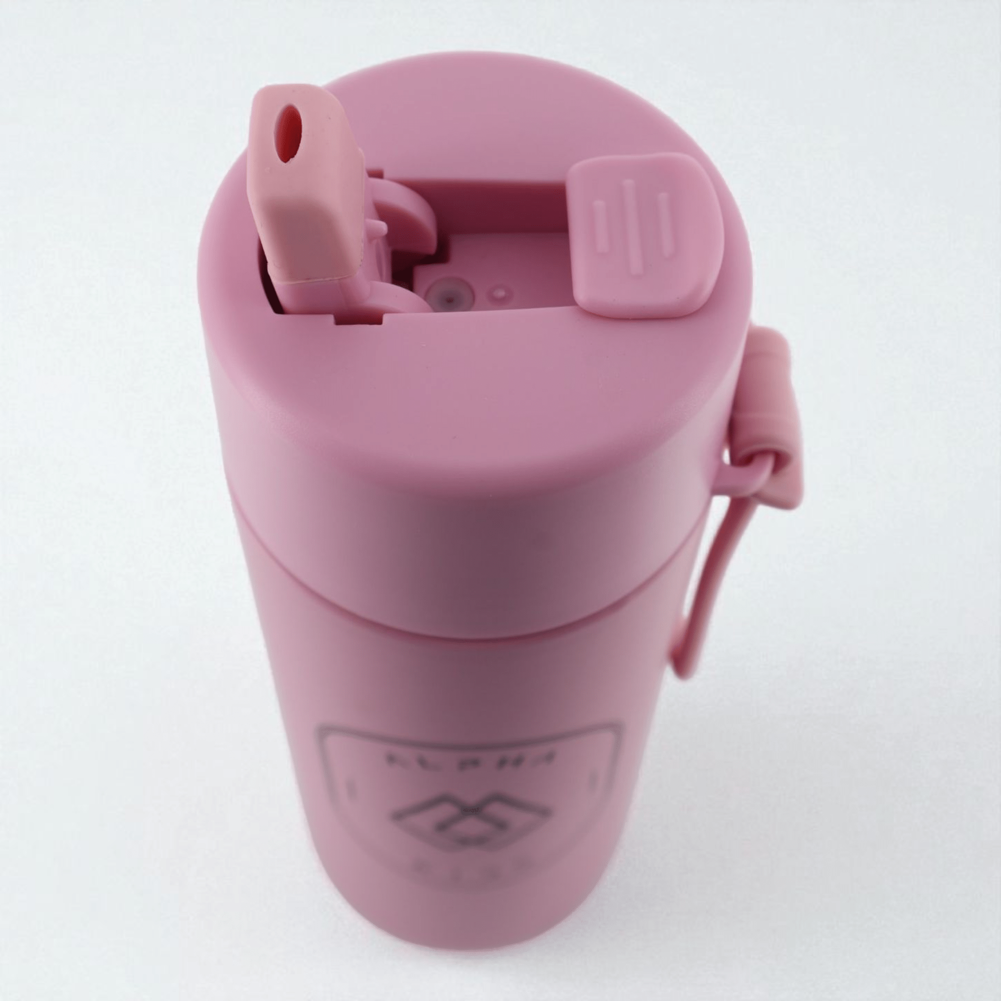 Alpha Kids Stainless Drink Bottle – 600 ml | Leakproof Kids Bottle for School (Dusty Pink) - Alpha Bottle