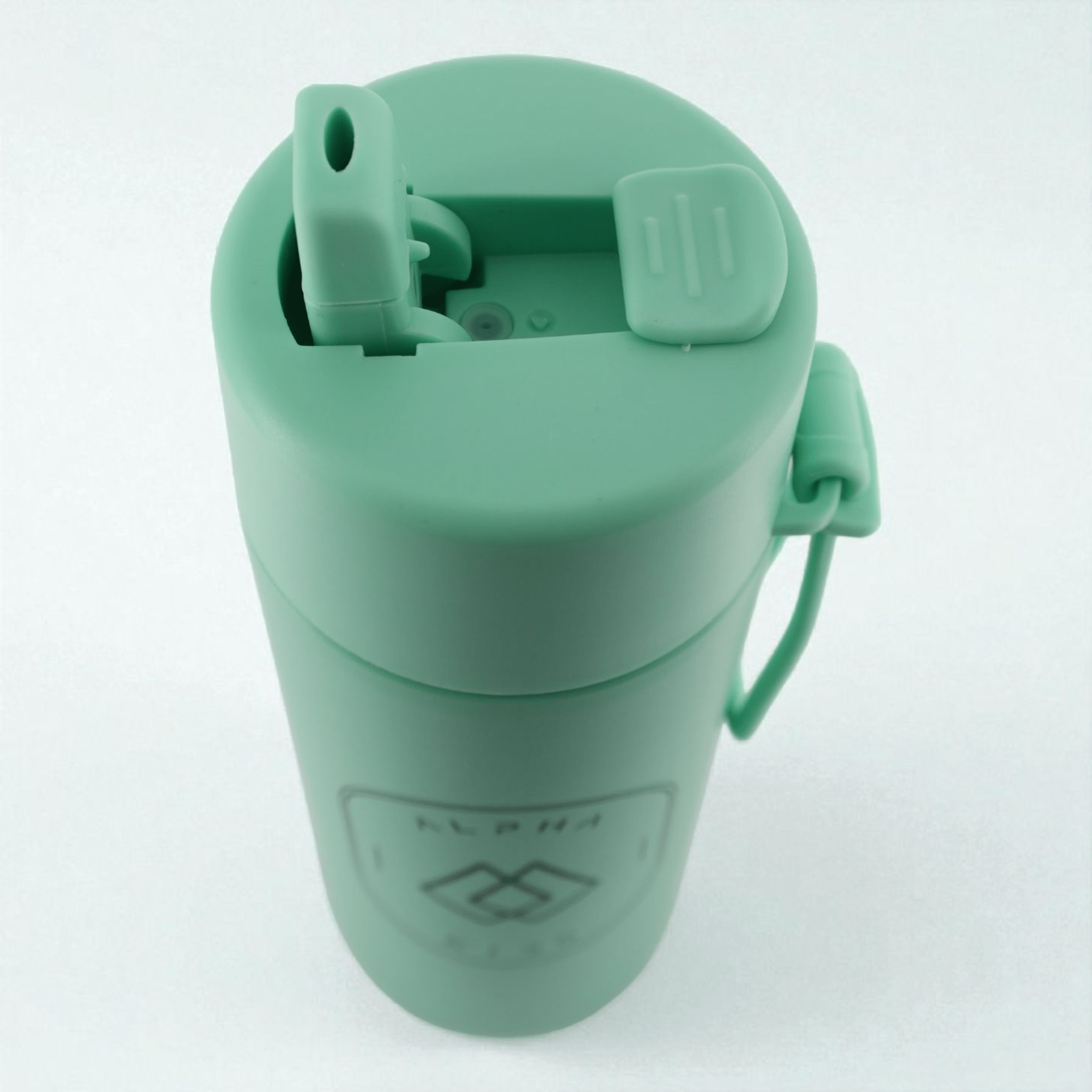 Alpha Kids Stainless Drink Bottle – 600 ml | Leakproof Kids Bottle for School (Mint Green) - Alpha Bottle