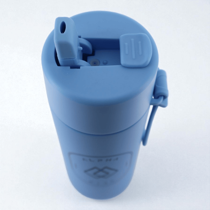 Alpha Kids Stainless Drink Bottle – 600 ml | Leakproof Kids Bottle for School (Sky blue) - Alpha Bottle