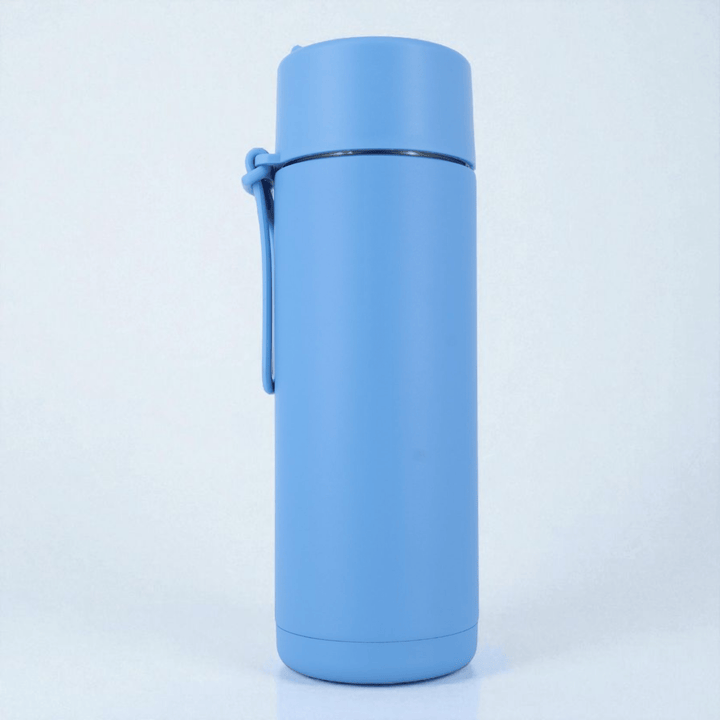 Alpha Kids Stainless Drink Bottle – 600 ml | Leakproof Kids Bottle for School (Sky blue) - Alpha Bottle