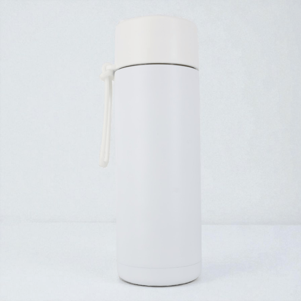 Alpha Kids Stainless Drink Bottle – 600 ml | Leakproof Kids Bottle for School (White) - Alpha Bottle
