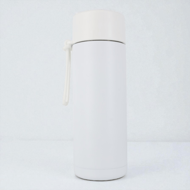 Alpha Kids Stainless Drink Bottle – 600 ml | Leakproof Kids Bottle for School (White) - Alpha Bottle