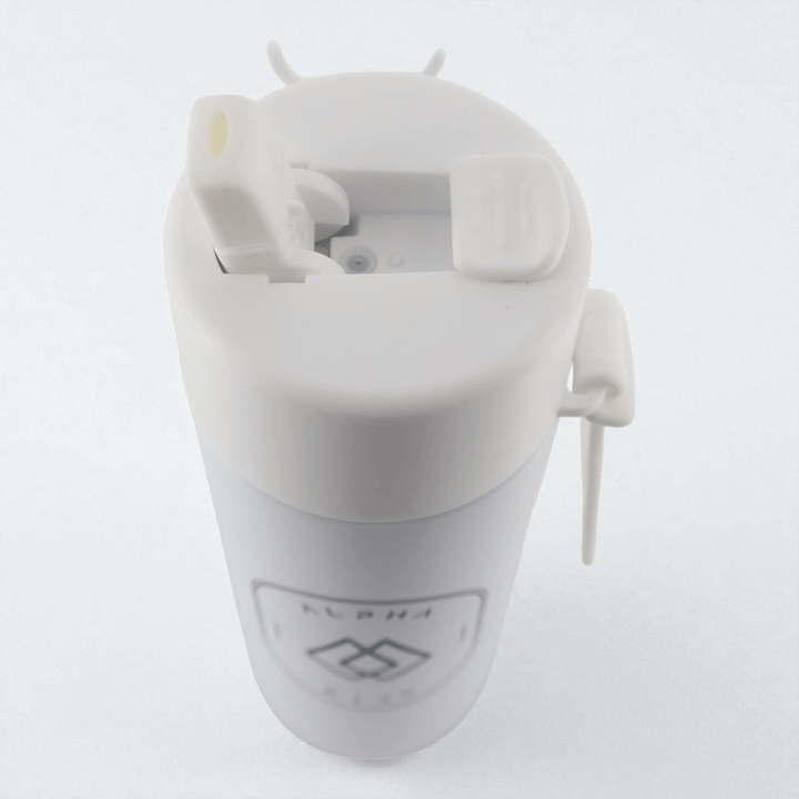 Alpha Kids Stainless Drink Bottle – 600 ml | Leakproof Kids Bottle for School (White) - Alpha Bottle